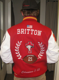 Santa Fe Christian Letterman Jacket